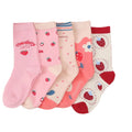Newest Design Top Quality  Custom Desgin Colorful Milk Strawberry  for Fashion Women Crew Funny Socks