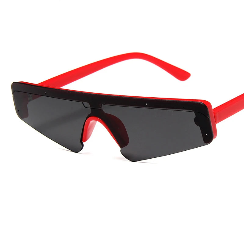 Fashion One-Piece Sports Custom Cat Eye Sunglasses Women Men Luxury Sunglasses 2023
