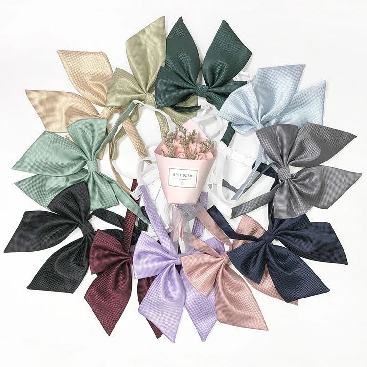 Factory Price Bowtie Classic Bow Tie for Women Bowknot Casual Boys Girls Cravats Bow Ties for Proms Party Butterfly Tie