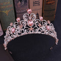 Miallo Korean Style Black Full Rhinestone Crystal Bridal Crown Wedding Dance Party Tiaras Hairband Queens Princess Crowns