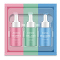 Envisha Christmas Gift Set Whiten Facial Anti Aging Face Serum 3-pack Set Collagen Vitamin C Skin Care