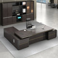 China Wholesale Price Fancy Wooden Design Luxury Modern Ceo Executive Office Desk Furniture Table boss for Offices Working