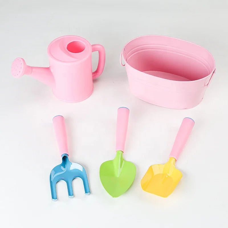 New Product Children Outdoor with Hand Tool Children's Gardening Mitten Children's Apron Garden Toy for Boys Girls