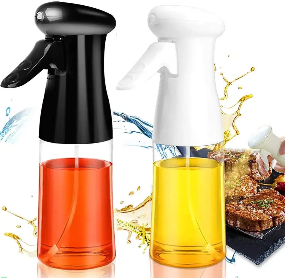 200ml Stainless Steel Kitchen Cookware BBQ Cooking Tools Olive Oil Sprayer Eco-Friendly Pump Sprayer Oil Dispenser