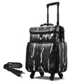 Customized Color Make up case Professional Leather Travel Beauty Trolley Vanity Organizer Cosmetic Storage Rolling Makeup case