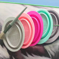 Beauty Cleaning Tools Makeup Brush Cleaner Pad Foldable Silicone Makeup Brush Cleaning Bowl