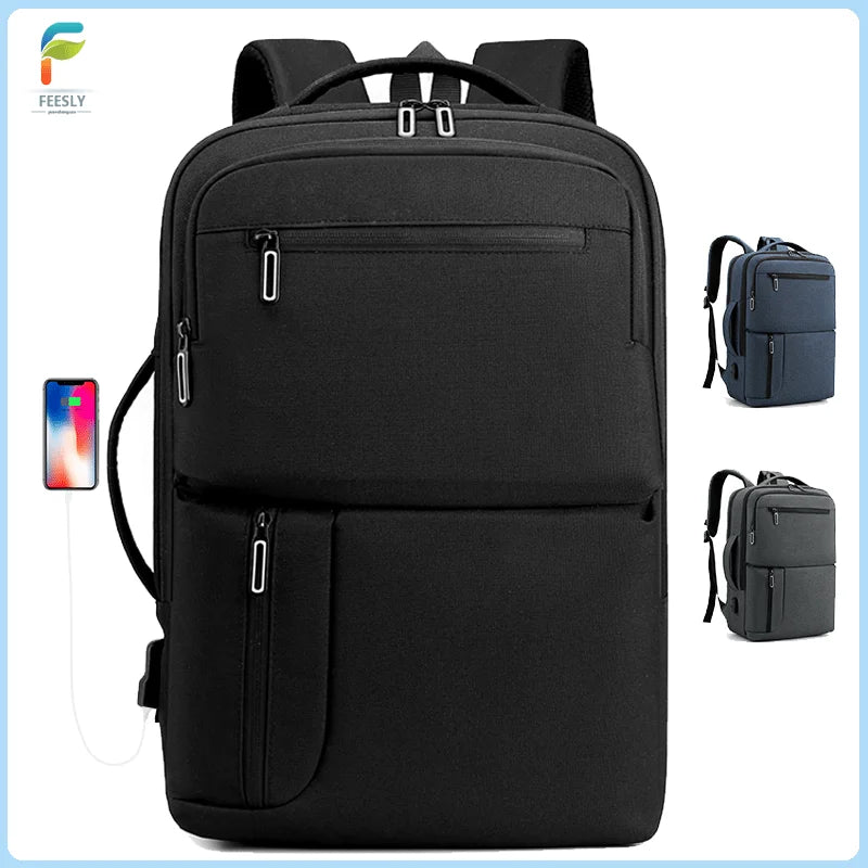 Best Selling Backpack Fashion Office 15.6 Laptop Backpack Luxury Travel Usb Charging Business Backpack for Men