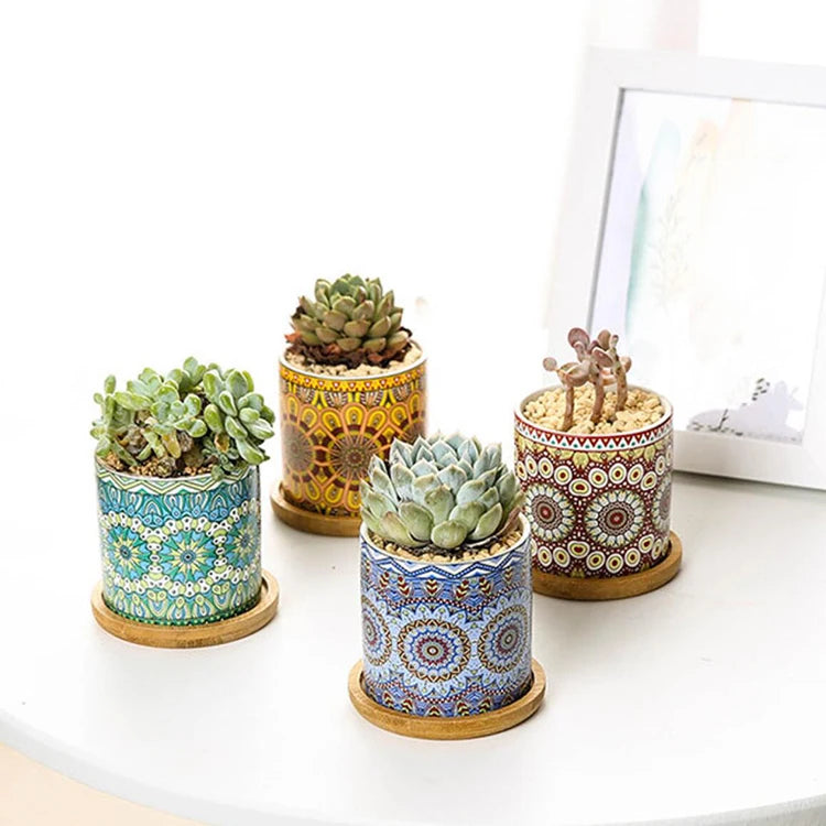 China Factory Wholesale Ceramic Flower Pots Flower Pots & Planters
