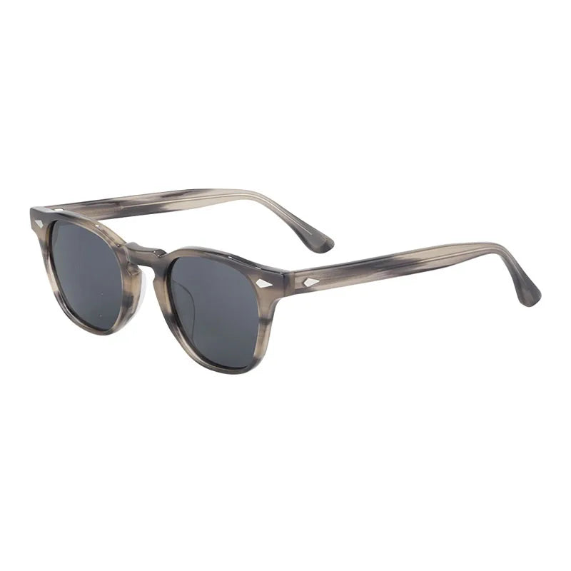 Italian Mazzucchelli Sunglasses New Style Polarized Cellulose Acetate Comfortable Transparent or White Frame with Tac Lens