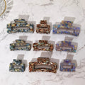 Korean Fashion Women 10.5/7.5/5cm Large Medium Small Acetate Hair Clip Elegant Hair Accessories Acetic Acid Hair Claw for Lady