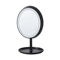 Beelee Round Magnifying Chargeable Portable Travel Storage Smart Make-up Vanity Table led Make Up Mirror with Light