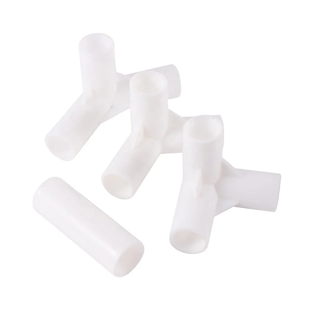 16mm PVC Tee 90 120 135 Degree Garden Irrigation Home Coupling 3-Way Elbow Water Supply Fittings