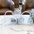 Custom clear Plastic Pvc Handbag Transparent Beach Pvc Bag Tote Bag