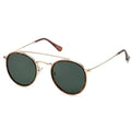 Retro Small Round Sunglasses 2021 UV400 Double Bridge Glasses Sunglasses Women Men Blue Shades