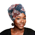 Wholesale Custom Logo Fashion Solid Stretchy Jersey Cotton Head Wrap Lady One Size Fits HeadWear Headscarf Tube Turban for Women