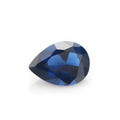 ST Gems Loose Gemstones Pear Cut Blue Faceted Nano Stone for Jewelry