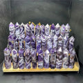 Wholesale Dream Amethyst Wand E Healing Gemstone Crystal Gift Point Natural Crystals Stone Tower for Other Crystal Crafts