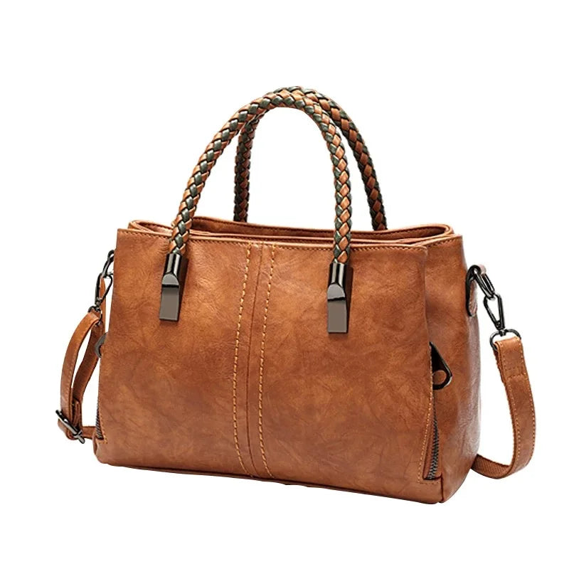 Hong Kong Large Capacity Three-layer Bag for Women 2025 New Versatile Hand-held Single-shoulder Bag Ladies Messenger Bag