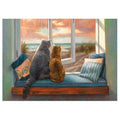 Ever Moment Diamond Painting Cat Lovers at Window Pillow Artwork 3F1057