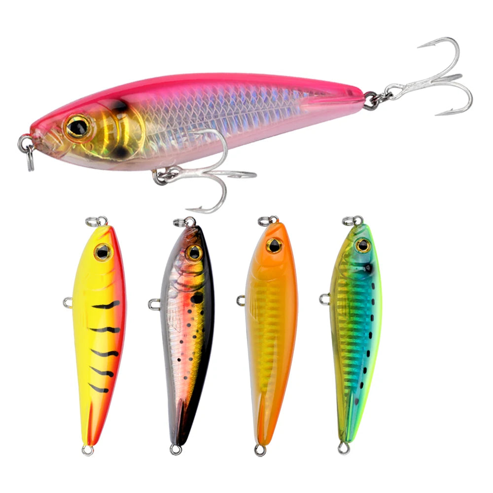 Wholesale Lure Factory Seabass Fishing Hard Pencil Fish Bait 95mm 23g Sinking Pencil Lure