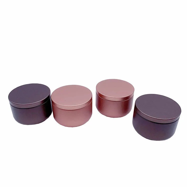 Wholesale 52*38mm Customized Color Frosted Mini Empty Tinplate Jars for Tea Coffee Jam Lip Balm & More