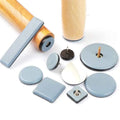 Custom Shape Plastic Chair Glides Furniture Sliders for Hardwoodchair Glides for Tile Floors Self-adhesive Furniture Sliders