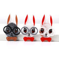 Wholesale Cute Rabbit Children's Acrylic Brooch Custom Logo Butterfly Bow Tie Glasses for Weddings and Gifts