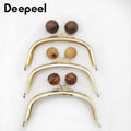 Deepeel BS286 Wallet Wooden Beaded Handbag Hardware Accessories Bag Lock Clasp Purse Frame
