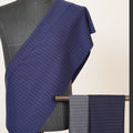 Classic Stripe 100% Wool Fabric Eco-Friendly Organic Worsted Merino Italian Suit Jacket Garment for Men