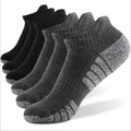Wholesale Custom Logo Men Cotton Ankle Socks Unisex Thick Sports Socks Cushion Padded Autumn Knitted