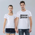 High Quality  Add Your Own Design Make  Brand Modal T-Shirt Sublimation Custom Logo White Gym Casual Men T-Shirt
