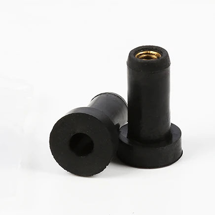 M5 Neoprene Well Nut Brass Insert Nuts with M6 X 32mm Stainless Steel Pozi Screw Bolt