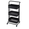 Metal Home Accessories Carbon Steel Kitchen Vegetable Organizer Holders Storage Basket Cart Shelf Containers Hand Trolley