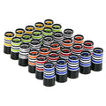 9.45*25*13.46 mm 0.370 Inch Golf Driver Hybrid Club Assembly Tool Glitter Black with Colored Ring Plastic Golf Ferrule