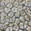 Water-dissolvent 100% Nylon Eco-friendly Sustainable Floral Pattern Embroidery Sequins Lace Fabrics for Women Business Luxury