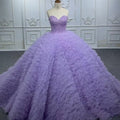 Jancember 6565 Elegant Backless Sweetheart Purple Ball Gown Sleeveless Quinceanera Dress