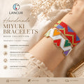 15 Designs Women Multiple Colors Handmade Adjustable Religious Geometric Miyuki Seed Beaded Bracelets