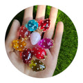 3D Resin Sweet Strawberry Fruit Pendant Charms for DIY Jewelry Making Earring Necklace Bracelet Keychains Accessories