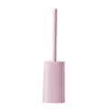 Wholesale Modern Pink Household Plastic Lightweight Durable Toilet Brush Cleaning Set