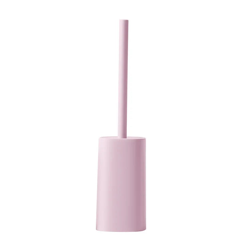 Wholesale Modern Pink Household Plastic Lightweight Durable Toilet Brush Cleaning Set