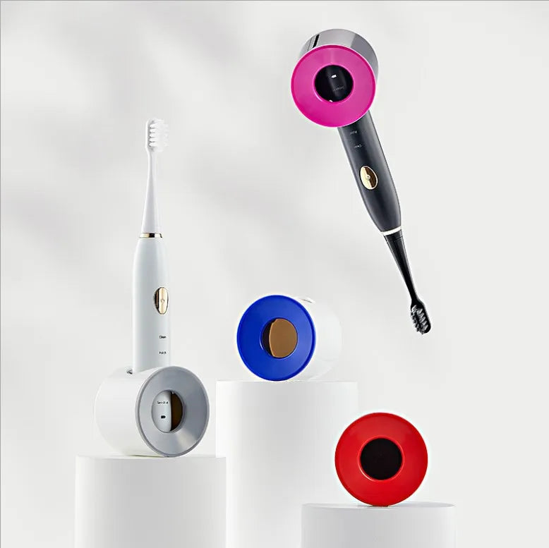 Bathroom Self-Adhesive Wall Mount Electric Toothbrush Holder Storage