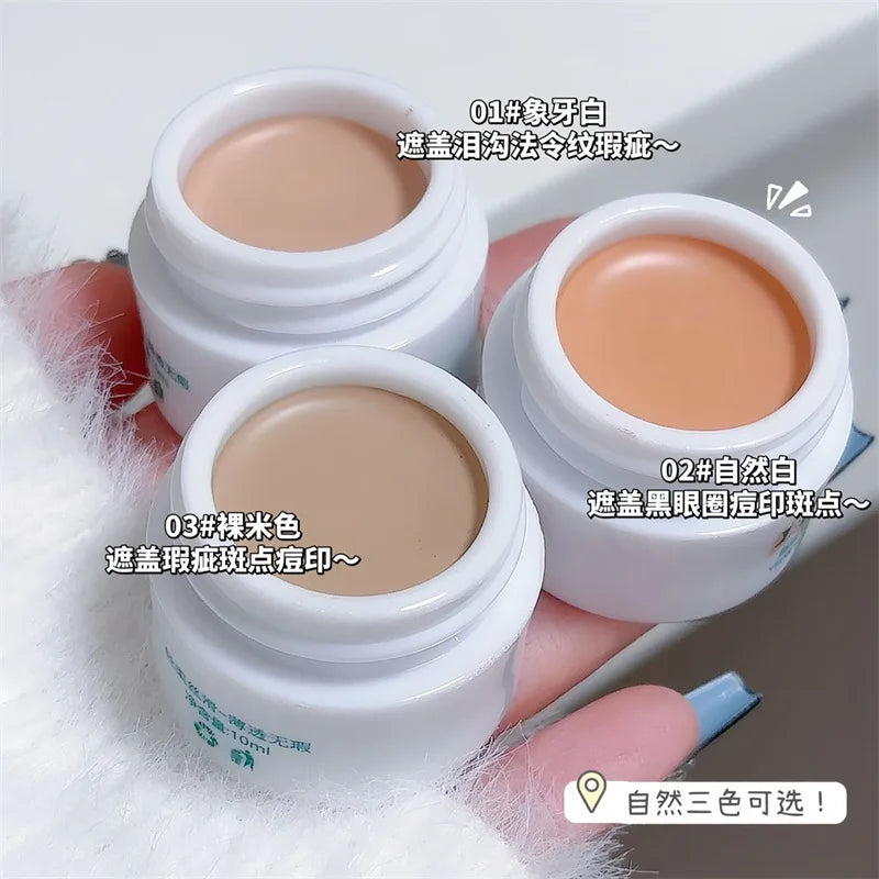 Hot Selling DIKALU Eye Foundation White Matte Waterproof Vegan Pore Concealer Primer Cream
