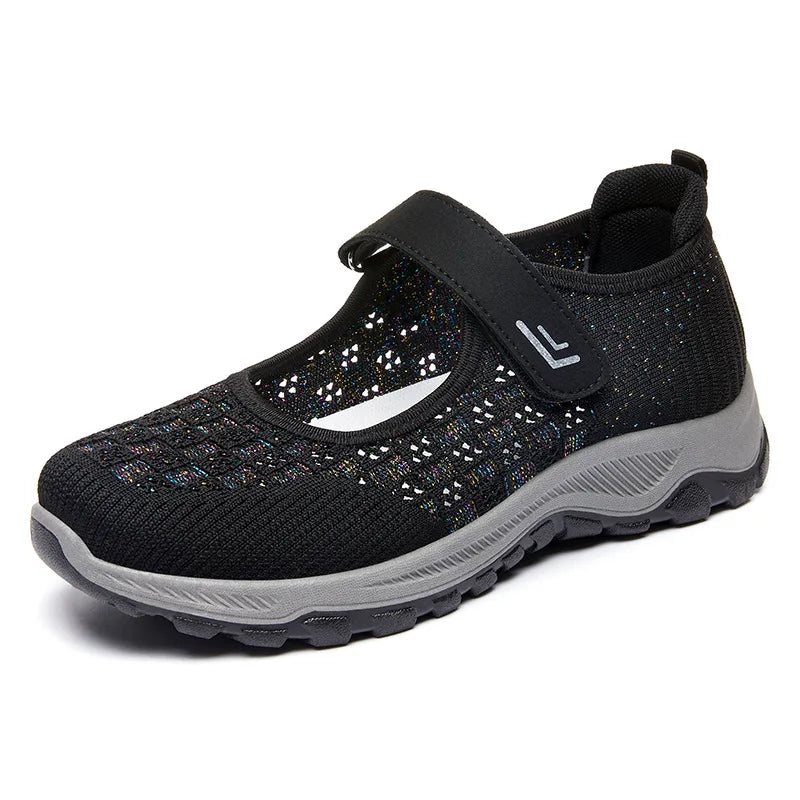 New Fashion Design Comfortable Mesh Women's Flat Ladies Casual Shoes Zapatillas Mujer Breathable Women Shoes