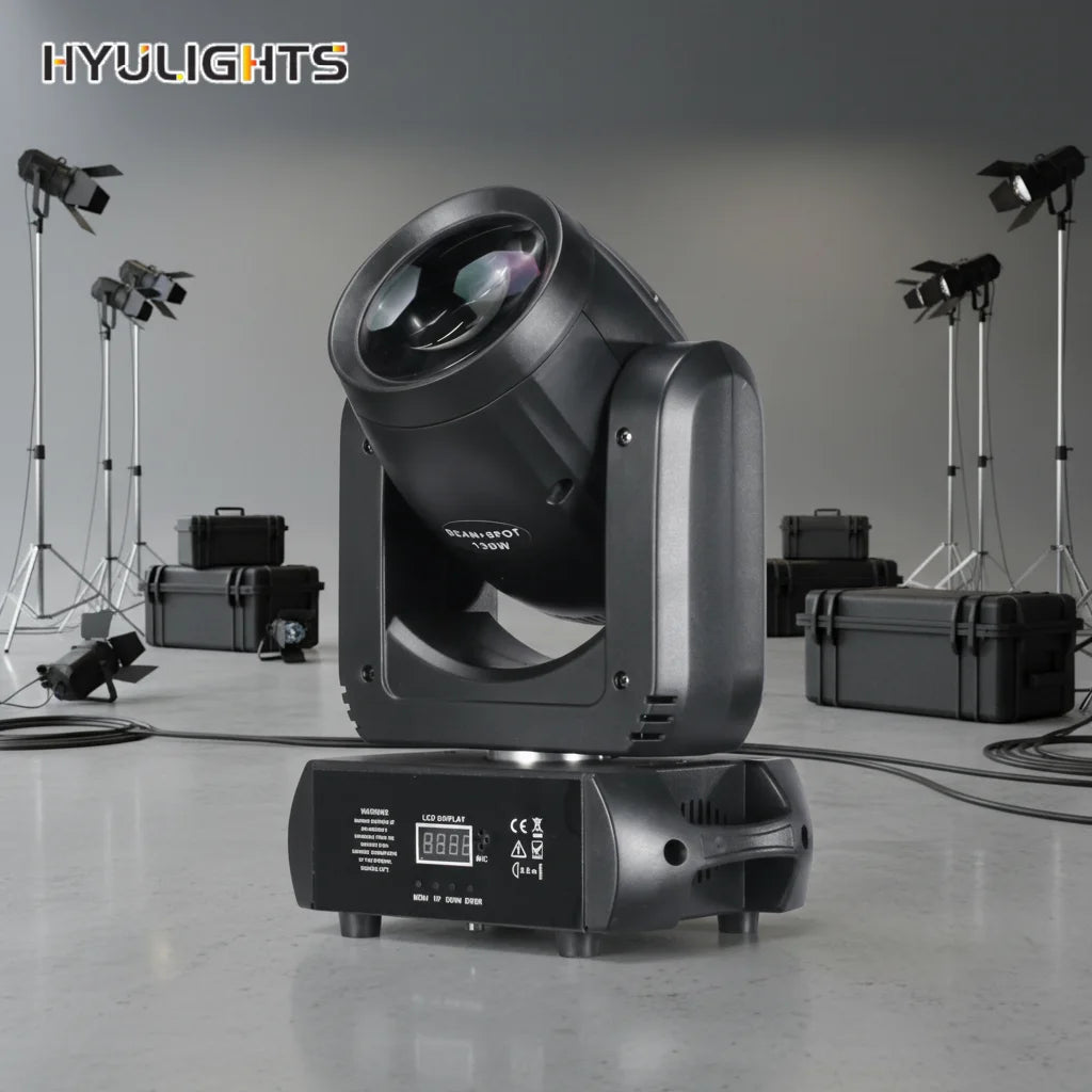 150W LED Moving Head Light with DMX512/Sound-Activated Control 8-Color/8-Gobo Effects for Weddings Concerts Clubs & Parties