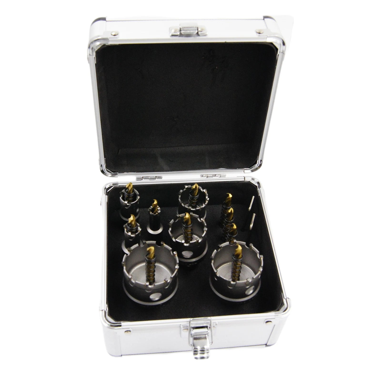 TIDEWAY LD1110 Customized Gold Center Drill Bits Rigid 12PCS Professional Metal Hole Punching Saw Kit 25mm Shank 3-Year Warranty