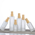 Wholesale 20ml 30ml 40ml 50ml  60ml 80ml 100ml Glass Pump Spray Bottle Cosmetic Packaging Bottle