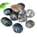 Spiritual Healing Energy Palm Stone Ocean Jasper Palm Stone Pocket Stone for Gift