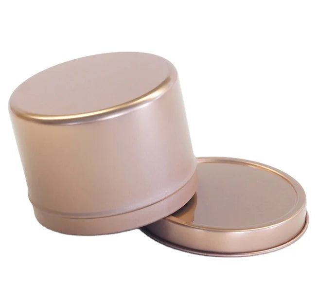 High Quality Wholesale Aluminum Candle Tin 16 oz 8 oz Silver with Clear Lid Screen Printing Custom Logo