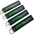 Custom  Logo Woven  Embroidery Fabric Jet Tag Key Chain Keychain Motorcycle Car Key Tags Jet Tags