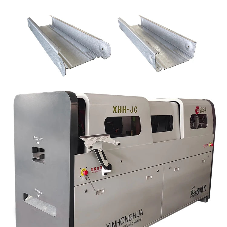 LSF Automatic Light Gauge Steel Frame Keel Profile Sheet Making Roll Forming Machine with Gear & Motor and Design Software